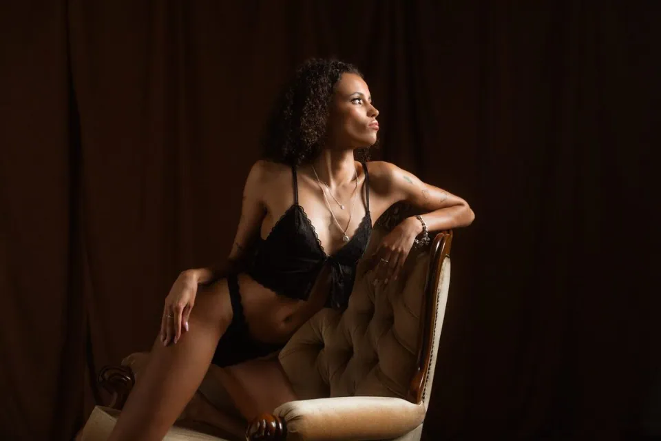 Apricot Aura Boudoir Photography